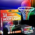 Brightz HoopBrightz LED Basketball Hoop Light - 2025's Must-Have for Basketball Lovers - Score and Celebrate with Motion Magic - Color Changing Fun Every Time You Score! - Fun Gift for Boys & Girls