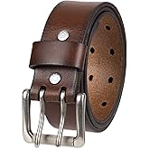 Levi's Men's Casual Everyday Jean Belt with Double Prong Buckle