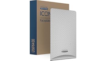 Kimberly-Clark Professional ICON Faceplate (58764), Silver Mosaic Design, for Automatic Skin Care Dispensers (Qty 1)
