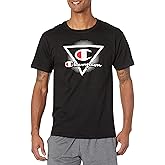 Champion Men's Classic T Shirt, Triangle Graphic