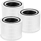 Core 200S-P Replacement Filter Compatible with LEVOIT Core 200S Smart WiFi Air PuriFier, Core 200S-RF Air Filter, White, 3 Pack
