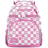 Simple Modern Large Mattel Barbie Kids Backpack for School Girls and Boys | Elementary Backpack for Teen | Fletcher Collection | Kids - 16" tall | Barbie Checkmate