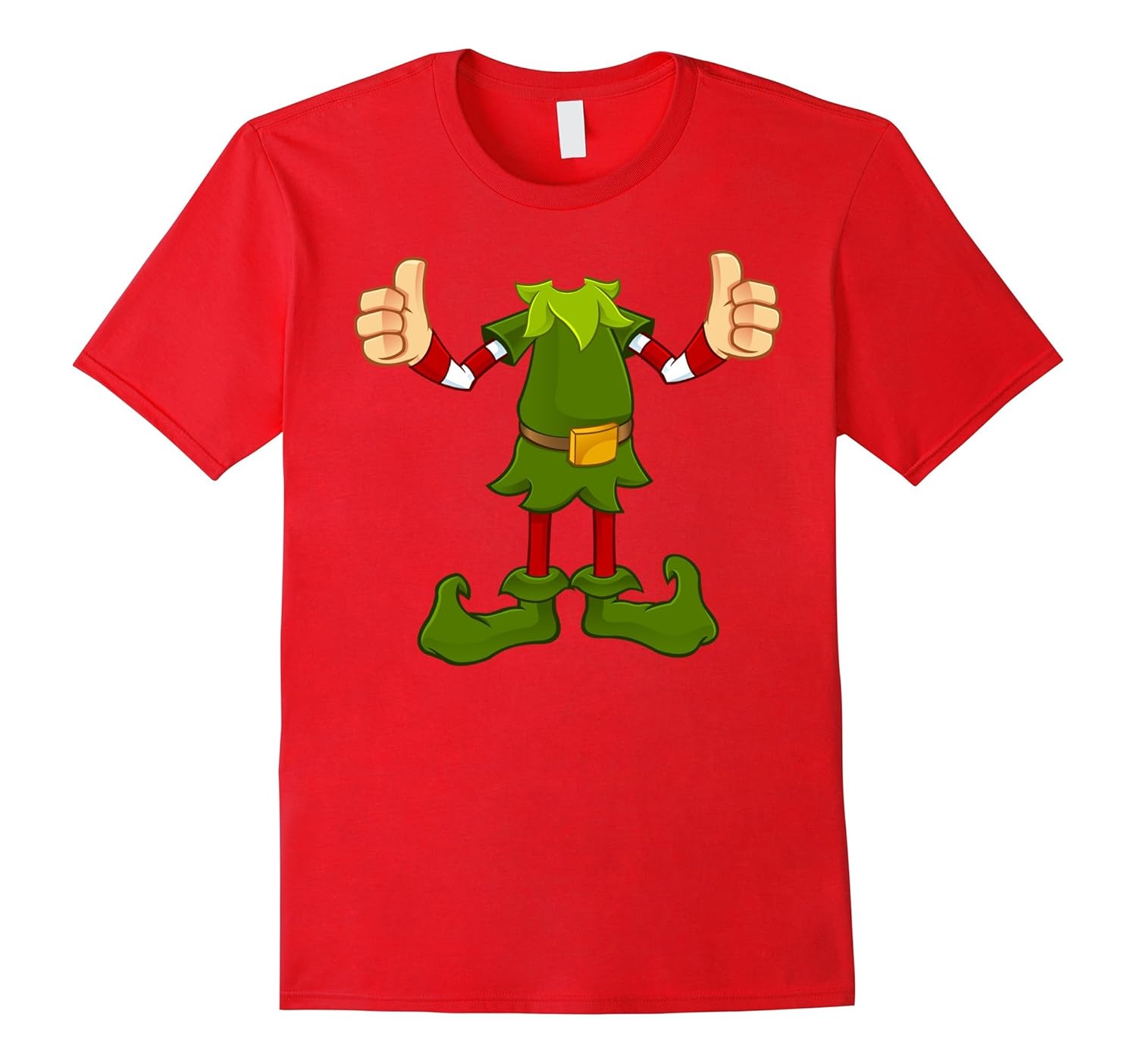 Elf Costume T-Shirt Funny Christmas Gift Idea Shirt-ANZ