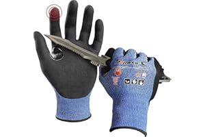 Schwer A4 AIR-SKIN Cut Resistant Work Gloves with Extreme Lightweight & Thin, Grip Gloves for Fishing, Refined Work, Mechanic