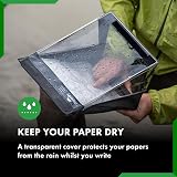 Paperdry Waterproof Clipboard A4 Portrait Black PVC with Cover view 3