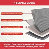 GADLANE Caravan Front Cover with LED Lights Reflective Strips Grey view 2