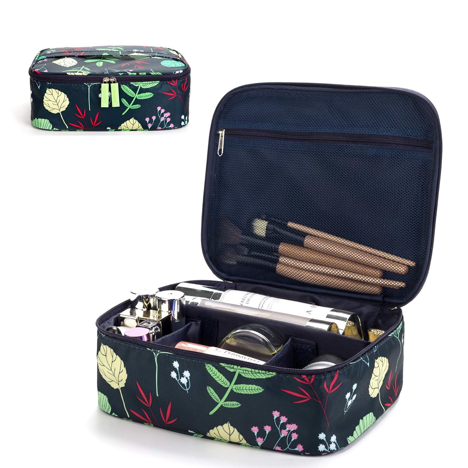Makeup Bag Portable Travel Cosmetic Bag for Women Girls，Make Up Organizers And Storage for Cosmetics Accessories, Large-capacity