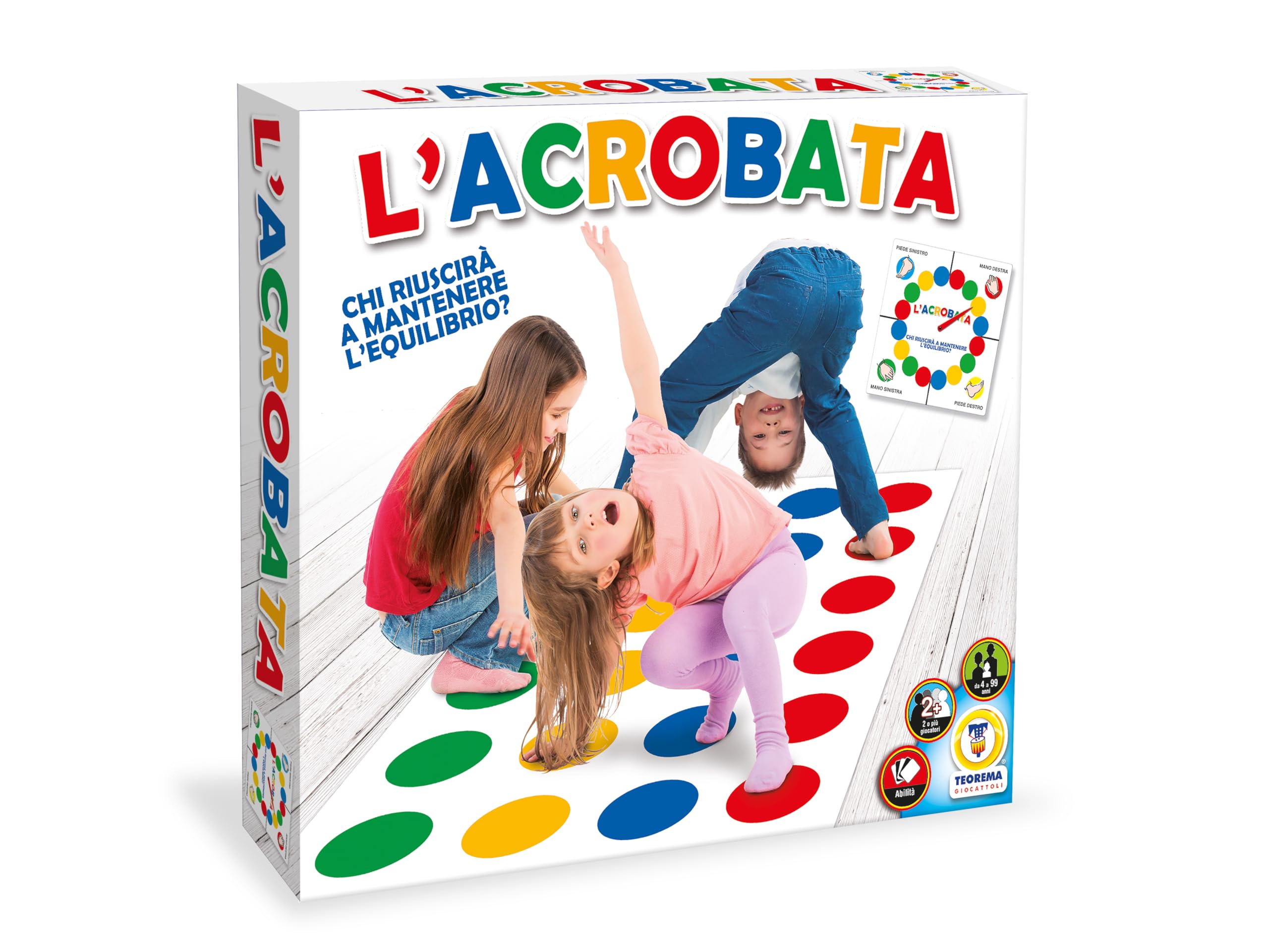 Theorem Toys- The Acrobat Educational Game, Multicoloured, 805198