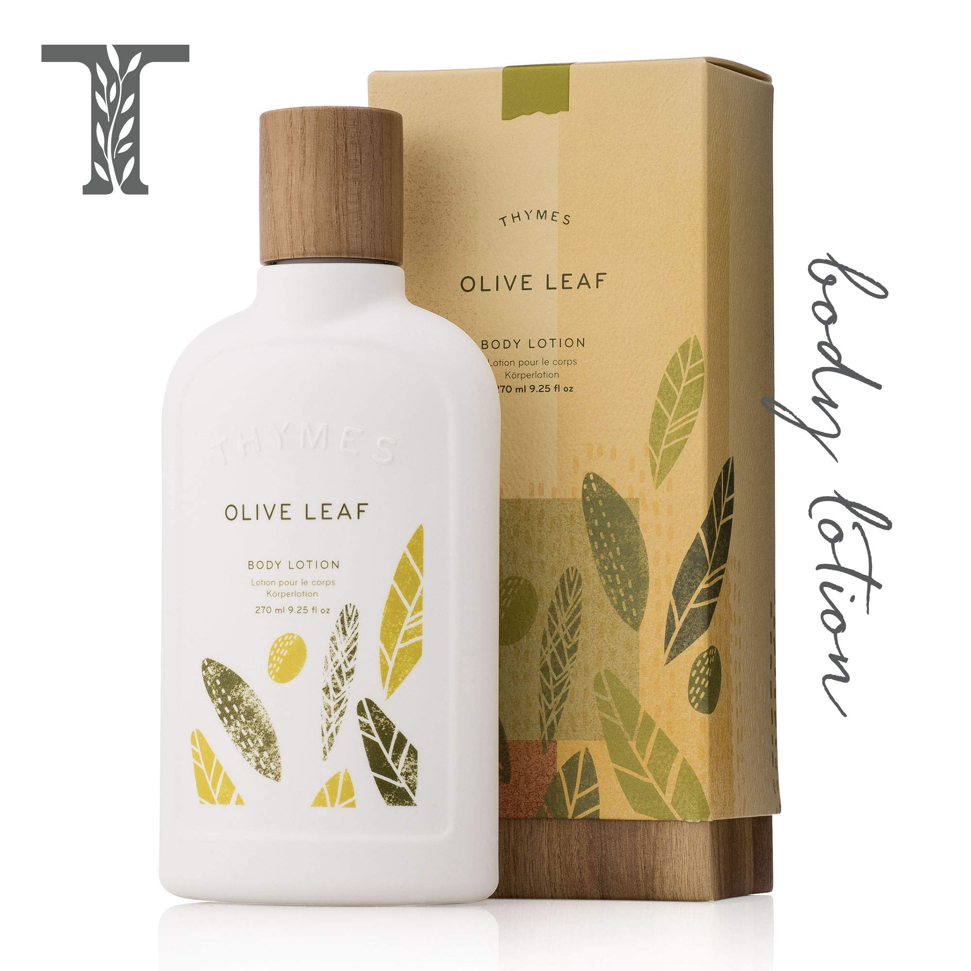 Thymes Olive Leaf Hand Lotion with Pump With