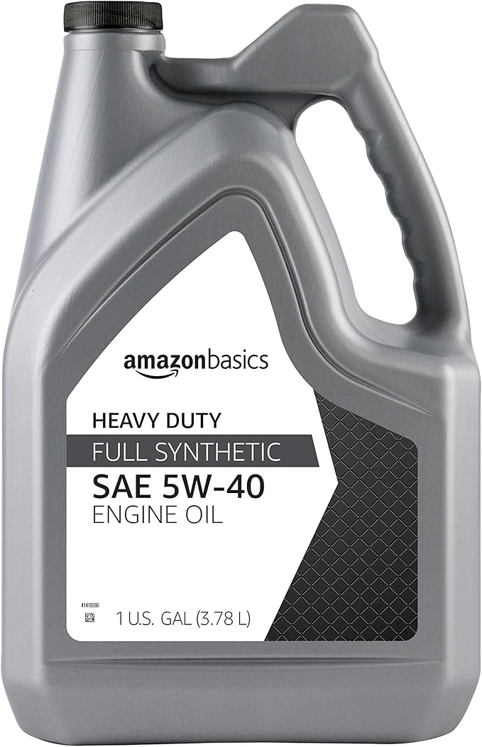 Amazonbasics Full Synthetic Motor Oil For Heavy Duty Diesel And Gasoline Engines 5w 40 1 Gallon Amazon Com Mx Automotriz Y Motocicletas