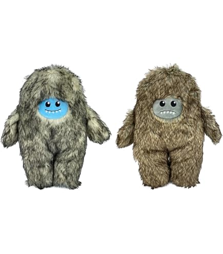 Amazon.com: Multipet Yeti Betty Plush Monster with Squeaker 10
