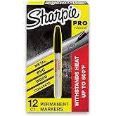 Sharpie Industrial Permanent Markers, Fine Point, Black, Box of 12