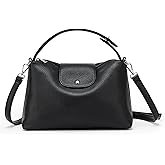 KALIDI Soft Vegan Leather Hobo Bag, Crossbody Purses Satchel for Women with Top Handle
