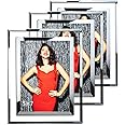 SIMON'S SHOP Picture Frames 5x7 Picture Frame for Wedding Photo Glass Photo Frames - 3 Pack