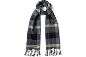 Fishers Finery Men's 100% Pure Cashmere Winter Scarf; 2-Ply Ultra Plush