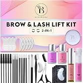 Lash Lift, Brow Lamination Kit, Home Eyelash and Eyebrow Perm - BLK6 | Comes with Lotions, Tools, an Easy-to-Follow Manual for 15 Applications, Vegan, Cruelty-Free Formula