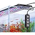 SEAOURA 24/7 Mode LED Aquarium Light for Plants - Sunrise to Moonlight, 7 Colors, Adjustable Timer/Brightness, 42W for 48-54 inch Tank