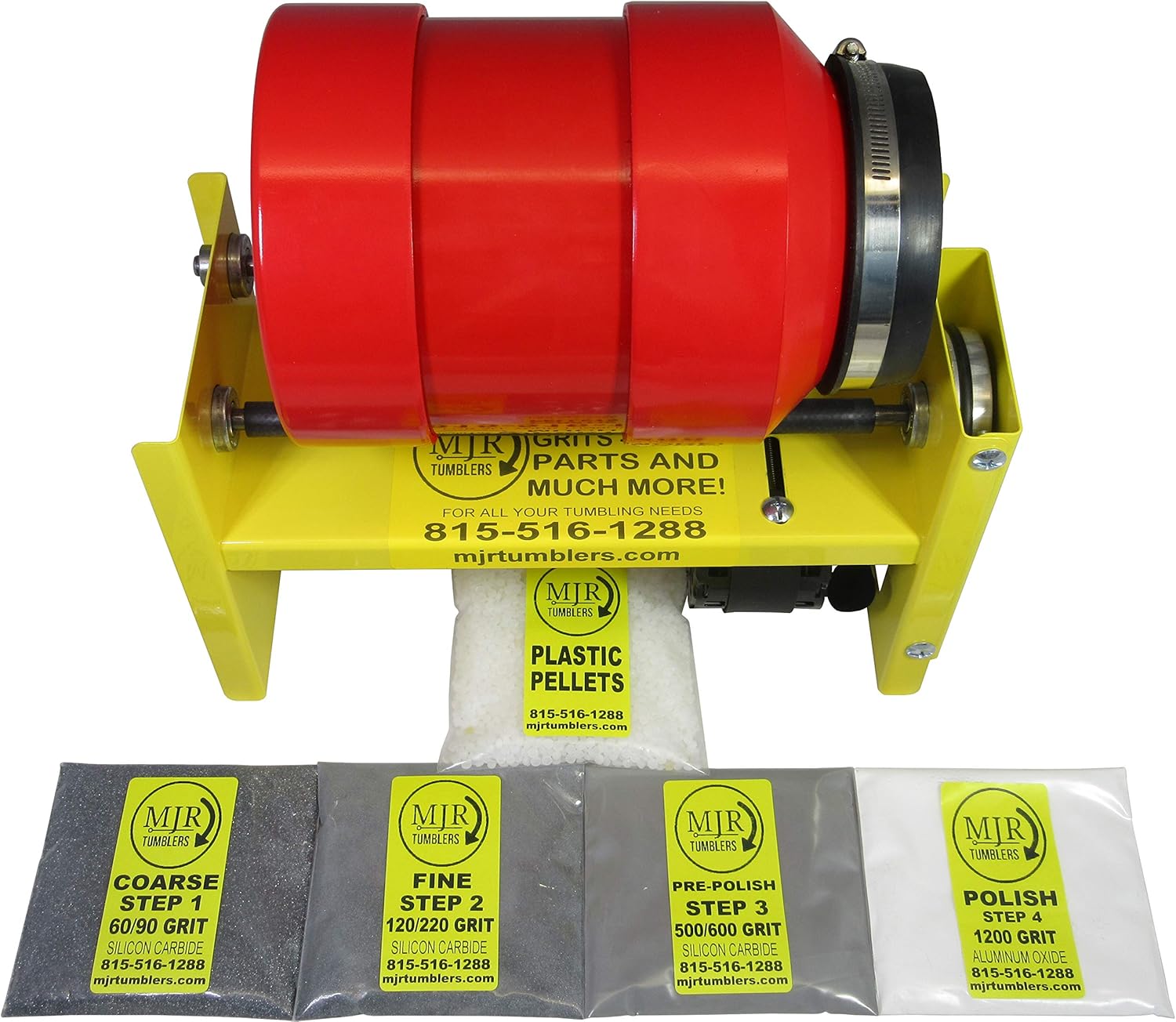 MJR Tumblers 12 LB Rock Tumbler Awarded Best High End, Most Versatile Run 4 Dif