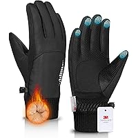 Warm Womens Gloves Not Bulky RIGWARL Thick Winter Gloves With Touchscreen - Thermal Windproof Gloves For Cold Weather Activities Touchscreen Cold Weather Gloves