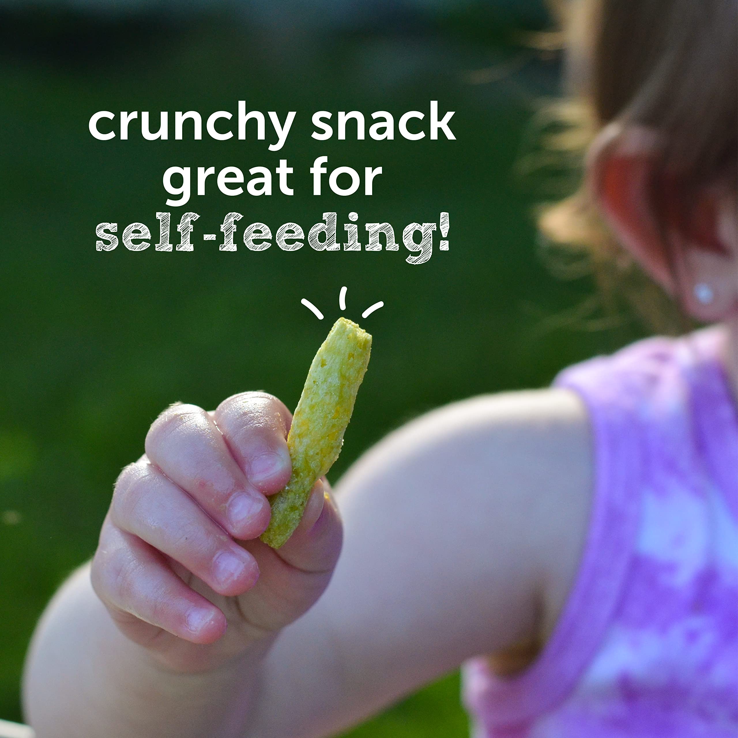 Beech-Nut Toddler Snacks, Original Crispeas Baked Pea Puffs, Grain-Free, Gluten-Free, Non-GMO, 1.4 oz Bag (7 Pack)