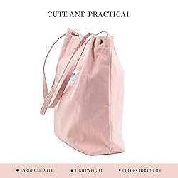 TOPASION Cute Corduroy Tote Bag Canvas Shoulder
