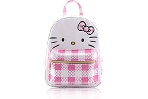 Fast Forward Sanrio Hello Kitty Backpack for Women, Men, Unisex | Cute PU Leather 10" Hello Kitty Mini Backpack Purse Shoulder Purse | Hello Kitty Bag and Hello Kitty Accessories