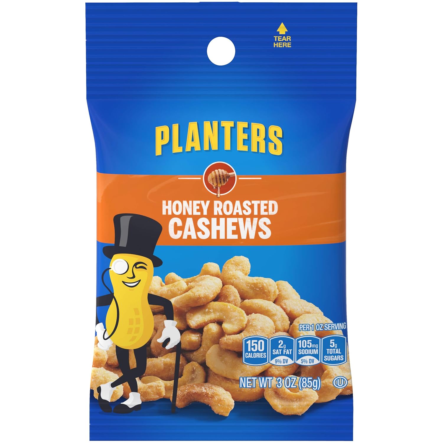 Planters Honey Roasted Cashews (3 oz 
