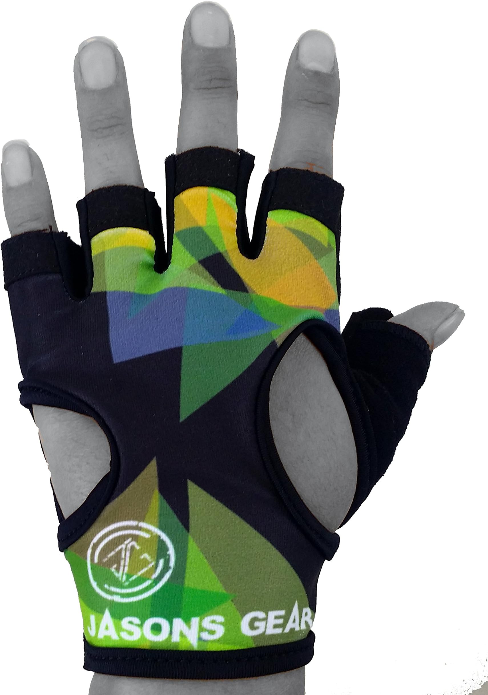 Jasons Gear Women Gym Gloves with Breathable Lycra back hand, Silicon Anti-Slip Palm Grip, Extra padding for Blister Protection Suitable for Fitness Workout Yoga Pilate CrossFit Cycling Gym