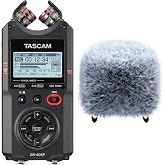 TASCAM DR-40XP + WS-86 Windscreen Bundle