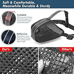 PZRLit Dog Muzzle for Small Medium Large