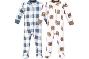 Hudson Baby Unisex Baby Fleece Sleep and Play