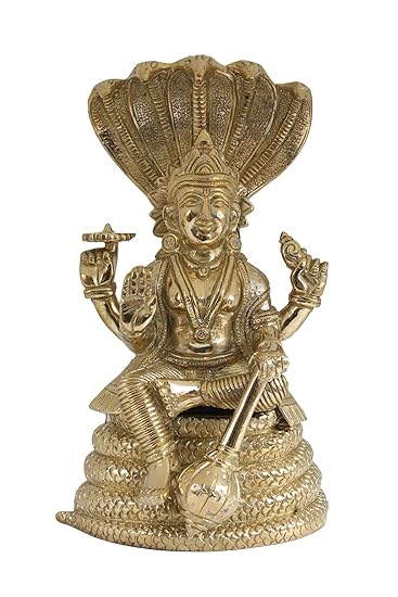 Buy Haristore Lord Vishnu On Adisesha With Gadha And Chakra Online At Low Prices In India Amazon In buy haristore lord vishnu on adisesha