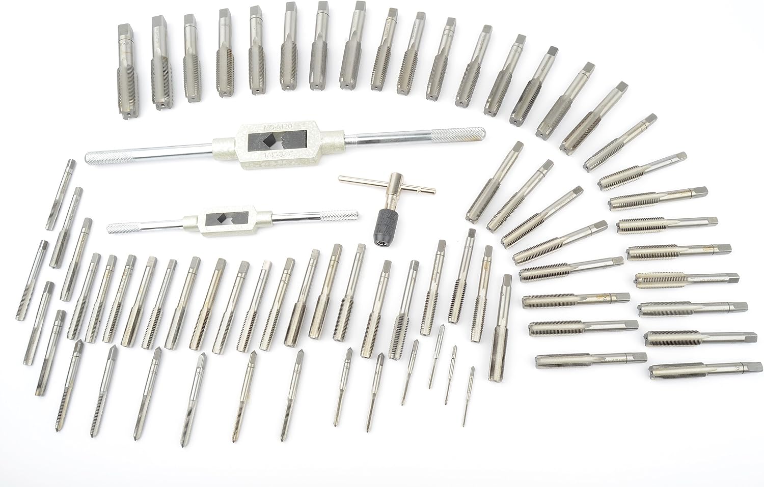 Mannesmann M53255 Threaded Washer Set for Internal and External Threads 110 Piece Set, Silber - Image 4