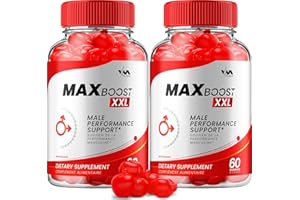 (2 Pack) Max Boost XXL Gummies - MaxBoost XXL Advanced Formula, and Reviews, 120 Gummies