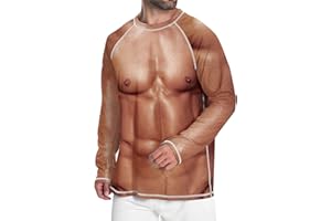 Adovigo Men's UPF 50+ Rash Guard Surf Shirt Long Sleeve Swim Shirt