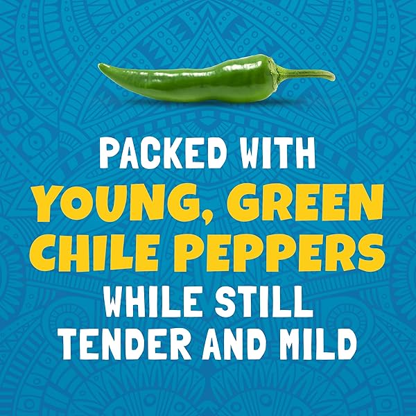ORTEGA FIRE ROASTED DICED GREEN CHILES, MILD, 4 OZ