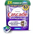 Cascade Platinum Plus Dishwasher Detergent Pods, Dish Detergent Soap, Fresh Scent, 63 Count - View 6