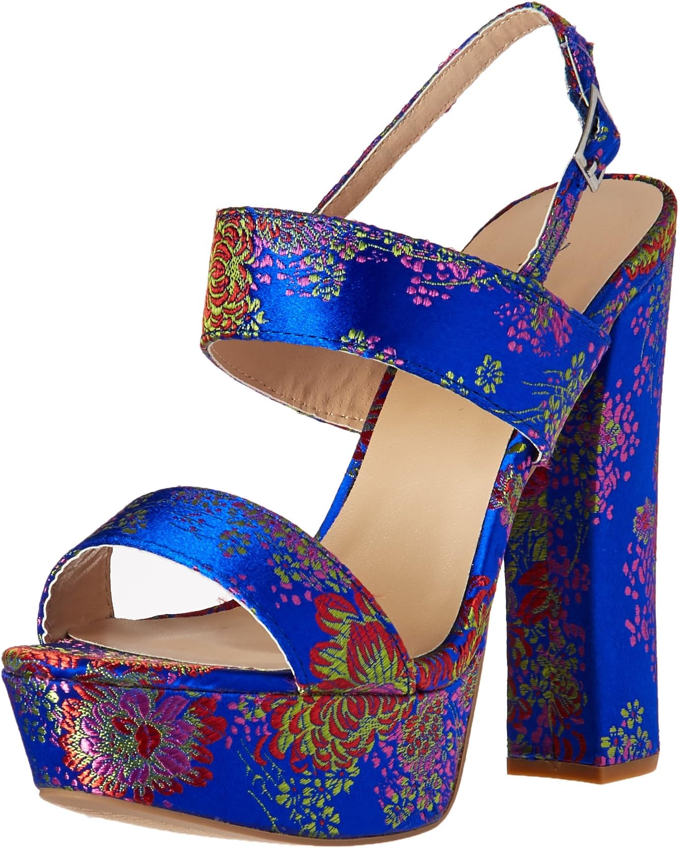 Qupid Women's Beat-44 Platform Sandal