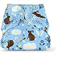 Esembly Cloth Diaper Outer - Waterproof Cloth Cover and Reusable Swim Diaper, Breathable Layer Over Absorbent Inner for Blowout-Proof Diapering - Size 1 (7-17 lbs), Bunnies