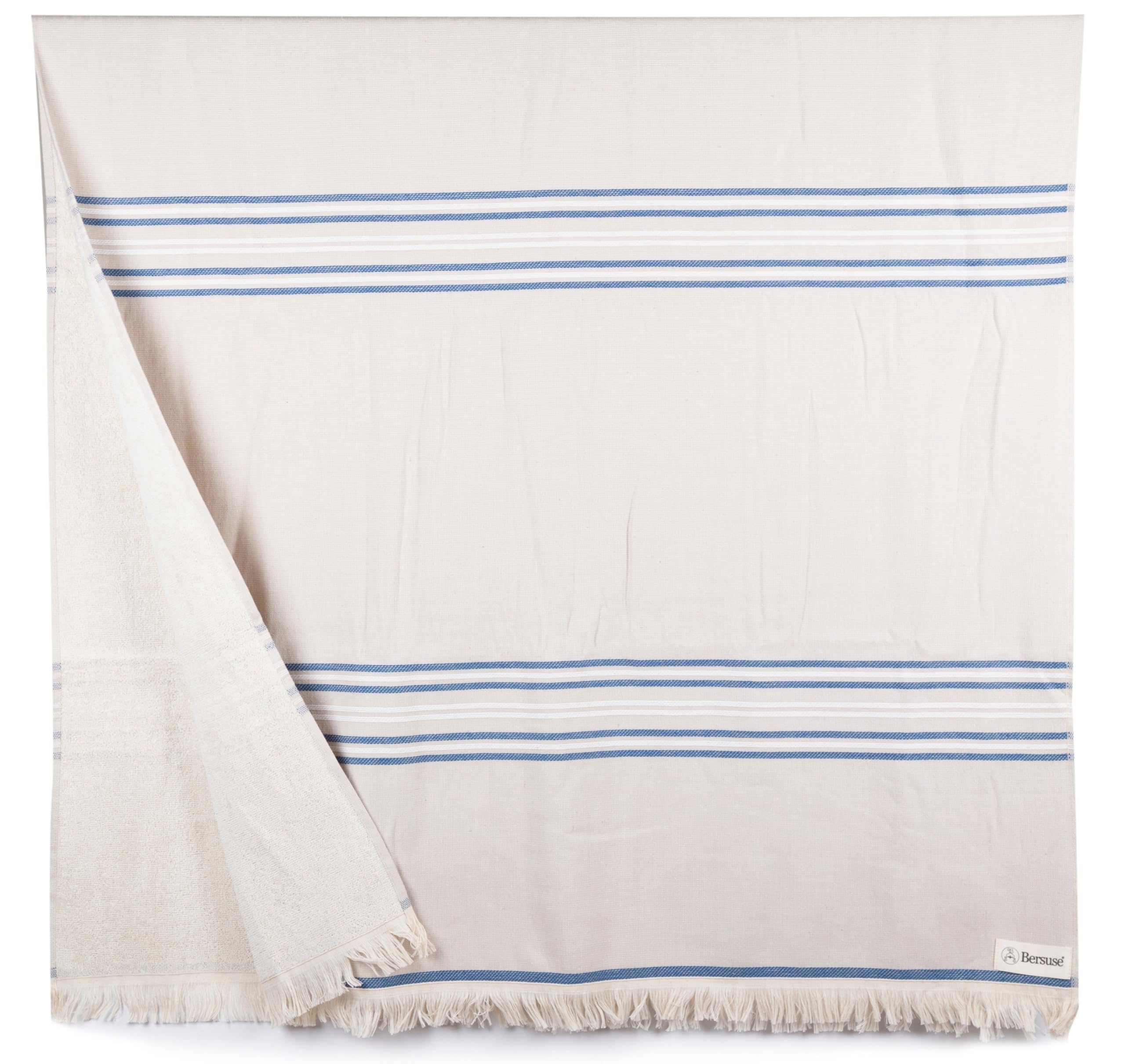 Bersuse 100% Cotton - Lagos Turkish Towel - Indigo