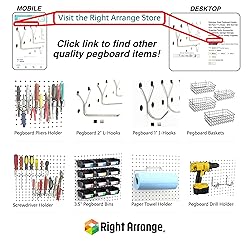 Right Arrange Stainless Steel Pegboard Hooks