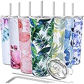 THILY Tumbler Stainless Steel Coffee Cup 26 oz Triple-Insulated Travel Mug with Splash-Proof Lid, for Ice Drinks and Hot Beverage Smoothies Cup, Green Plants