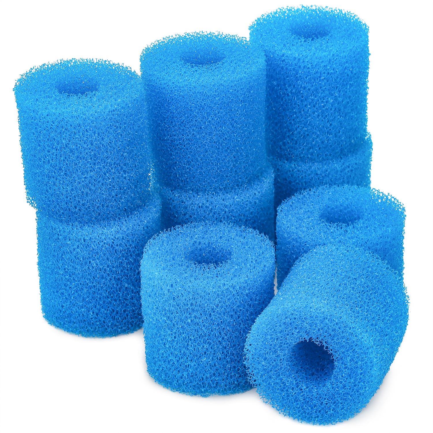 LTWHOME Compatible Blue Filter Foam Replacement Fit For Eheim 6664 Prefilter (Pack of 6)