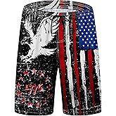 FT FENTENG Mens Swim Trunks Quick Dry Board Shorts with Mesh Lining, Breathable Surf Beach Shorts Swimwear Bathing Suits