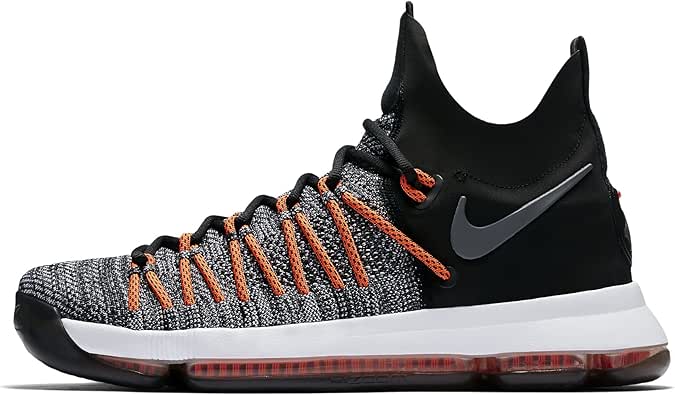 Amazon.com | Nike Zoom KD9 Elite Mens Basketball-Shoes 878637-010_10.5 - Black/White-Dark Grey 