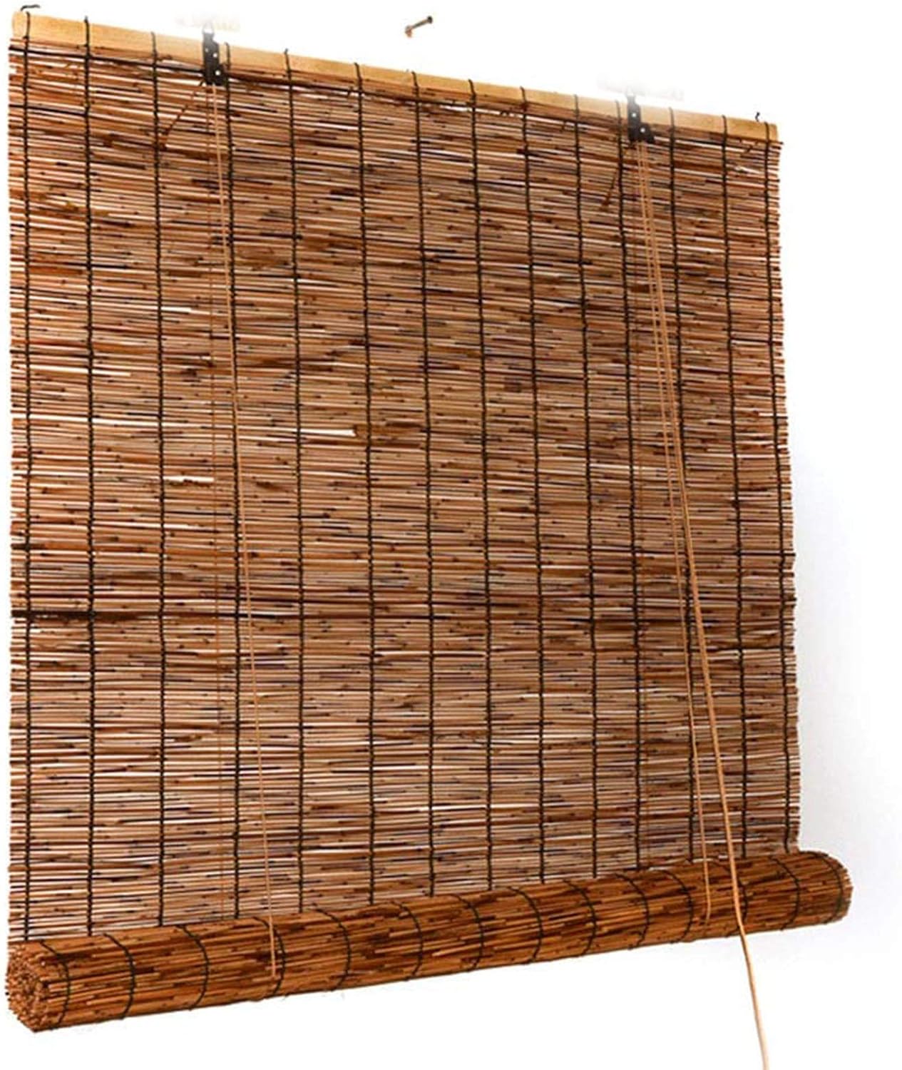 FXDCQC Reed Curtain Weaving, Reed Curtains Are Made Of Natural Reeds