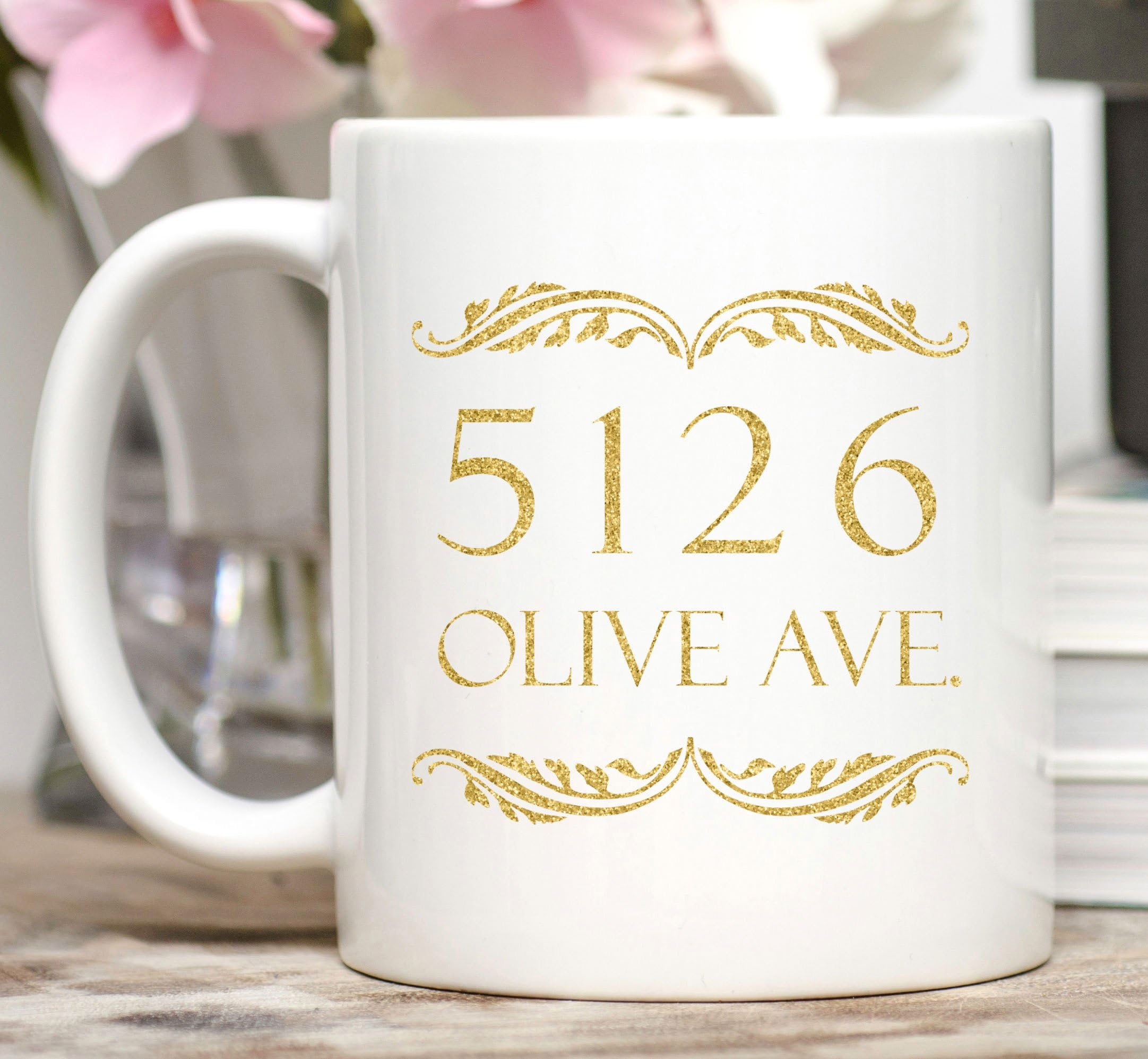 Housewarming Gift / Custom Address Mug