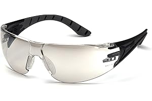 Pyramex Endeavor Plus Safety Glass Black/Gray Frame With Foam Padding Clear H2MAX Anti-fog Lens