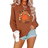 Thanksgiving Sweatshirts Women Turkey Gravy Beans And Rolls Sweatshirt Funny Turkey Graphic Pullover Fall Shirt Tops
