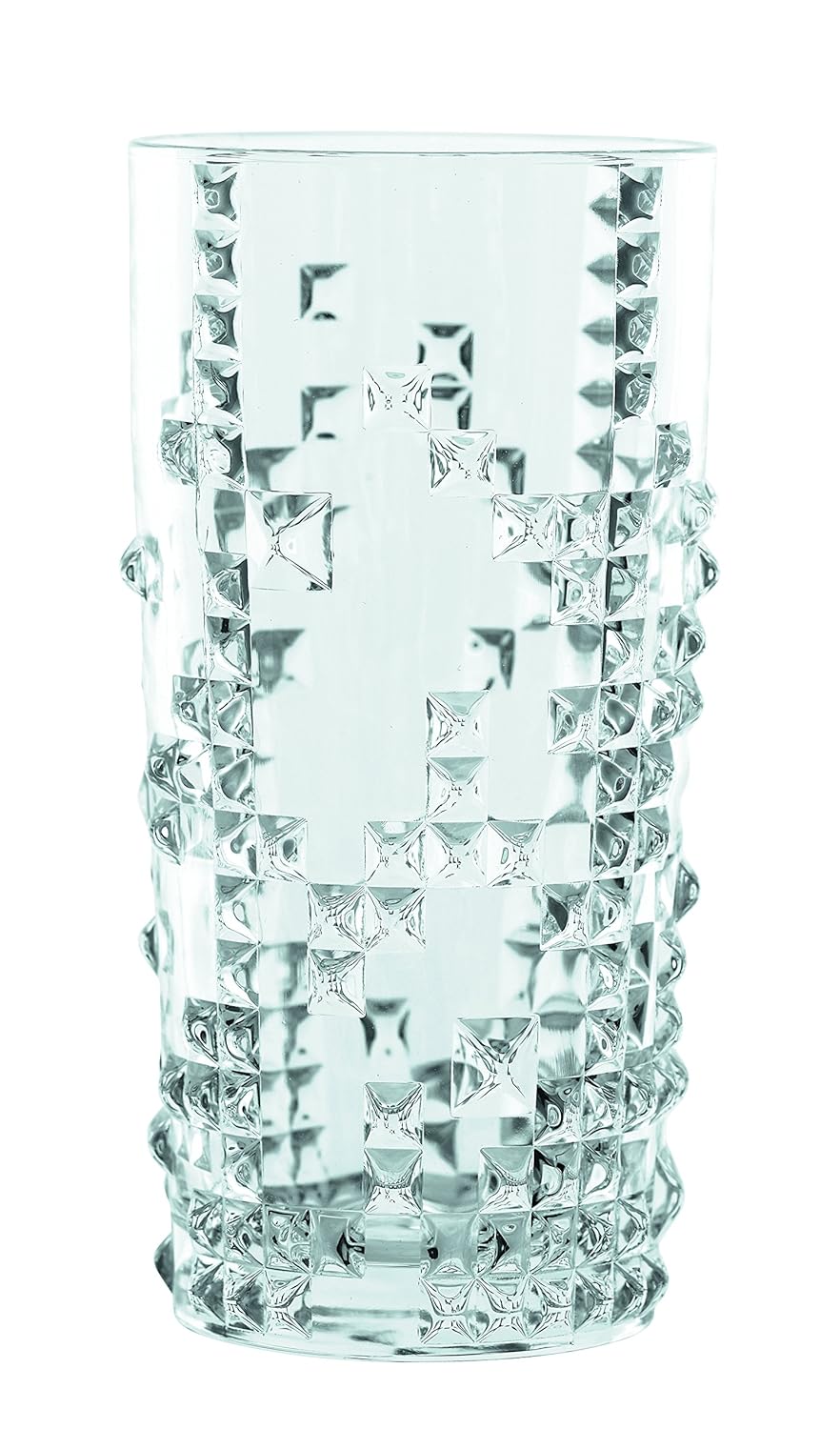 Juego de 4 vasos de 390ml con diseño muy original.